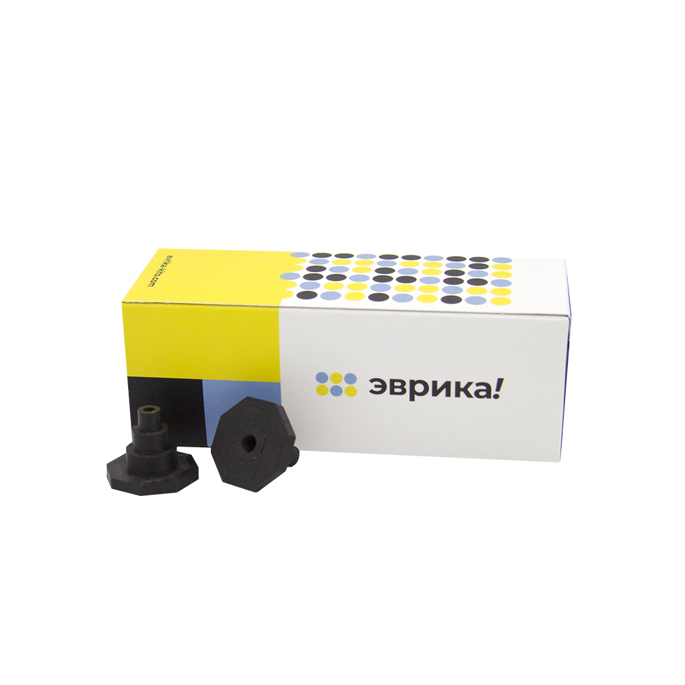 Адаптер Эврика A-black-005 для колонок: SPE, MIP и иммуноаффинных, черный цвет, 5 шт